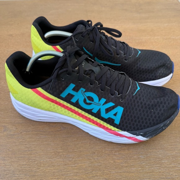 Hoka One One Rocket X Mens Size 12 Zest Pack Running Shoes 1113532 Black - Picture 3 of 7